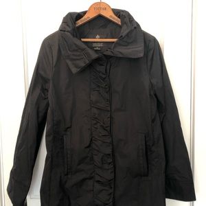 Rainforest packable hooded raincoat- black